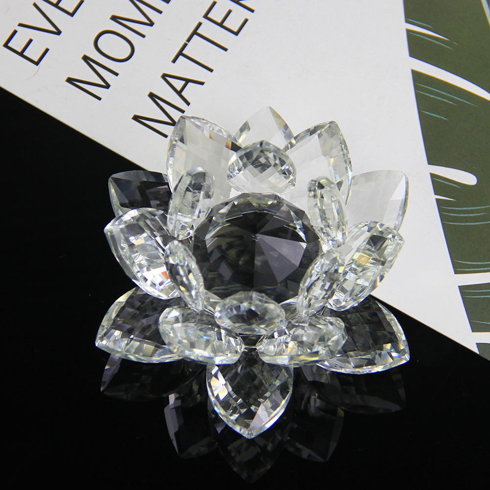 60mm-200mm Crystal Swan Lotus  - Book Weight Glass ulasan dan harga