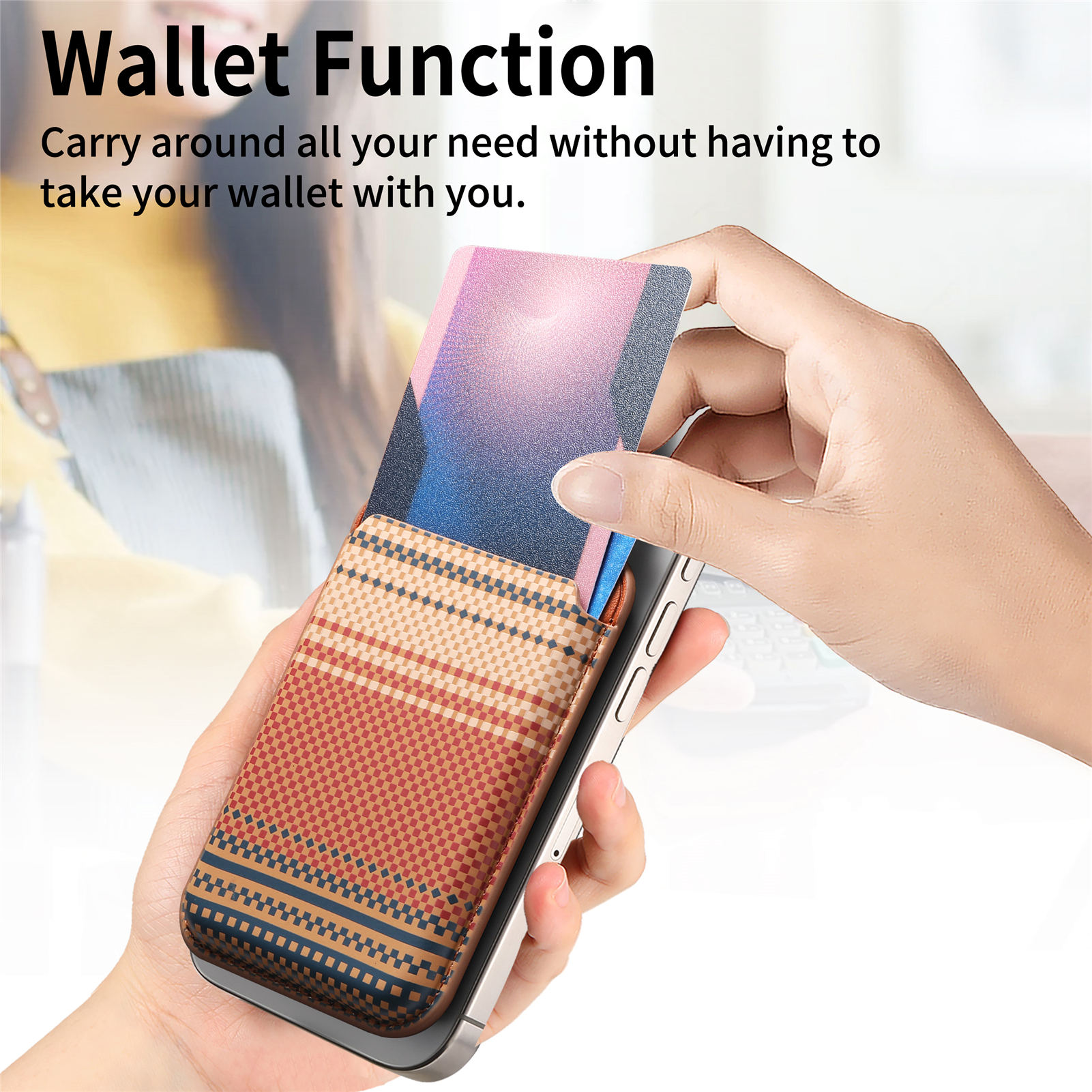 Carbon Fiber Texture for Magsa - Index Card Holder ulasan dan harga