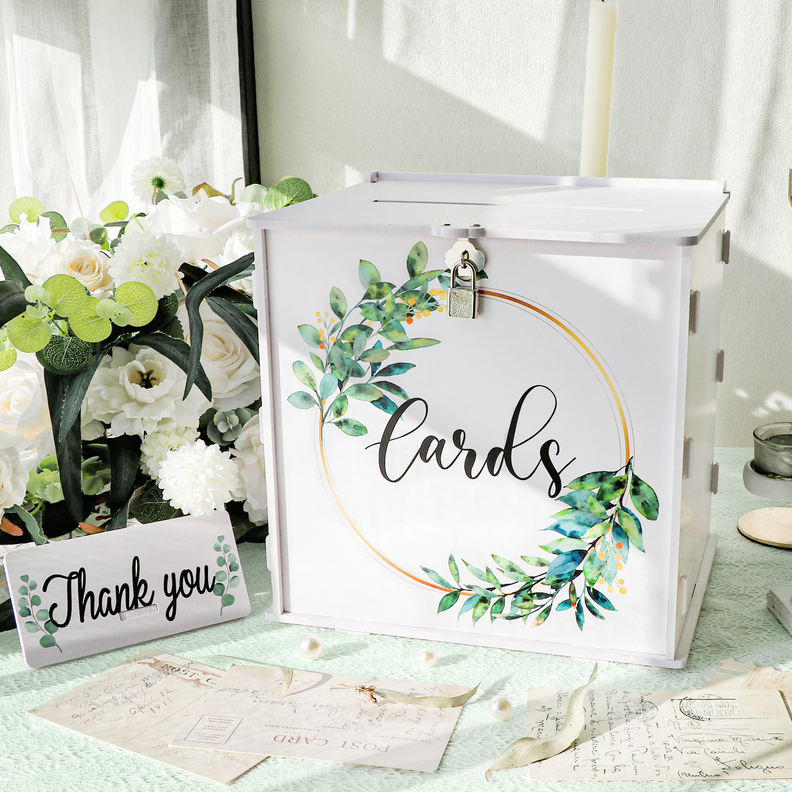 Wedding Card Box with Lock, PV - Card Index Box ulasan dan harga