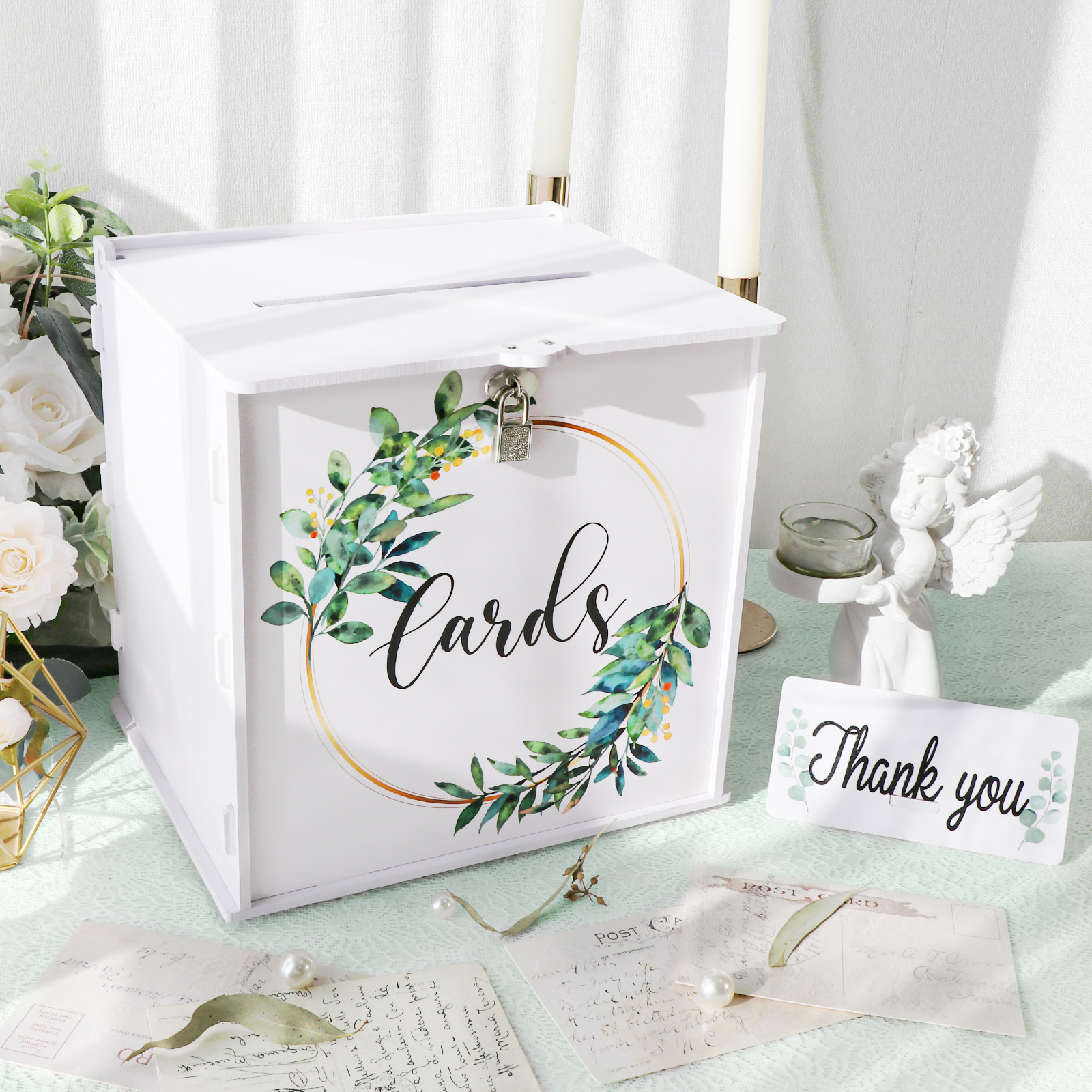 Wedding Card Box with Lock, PV - Card Index Box ulasan dan harga