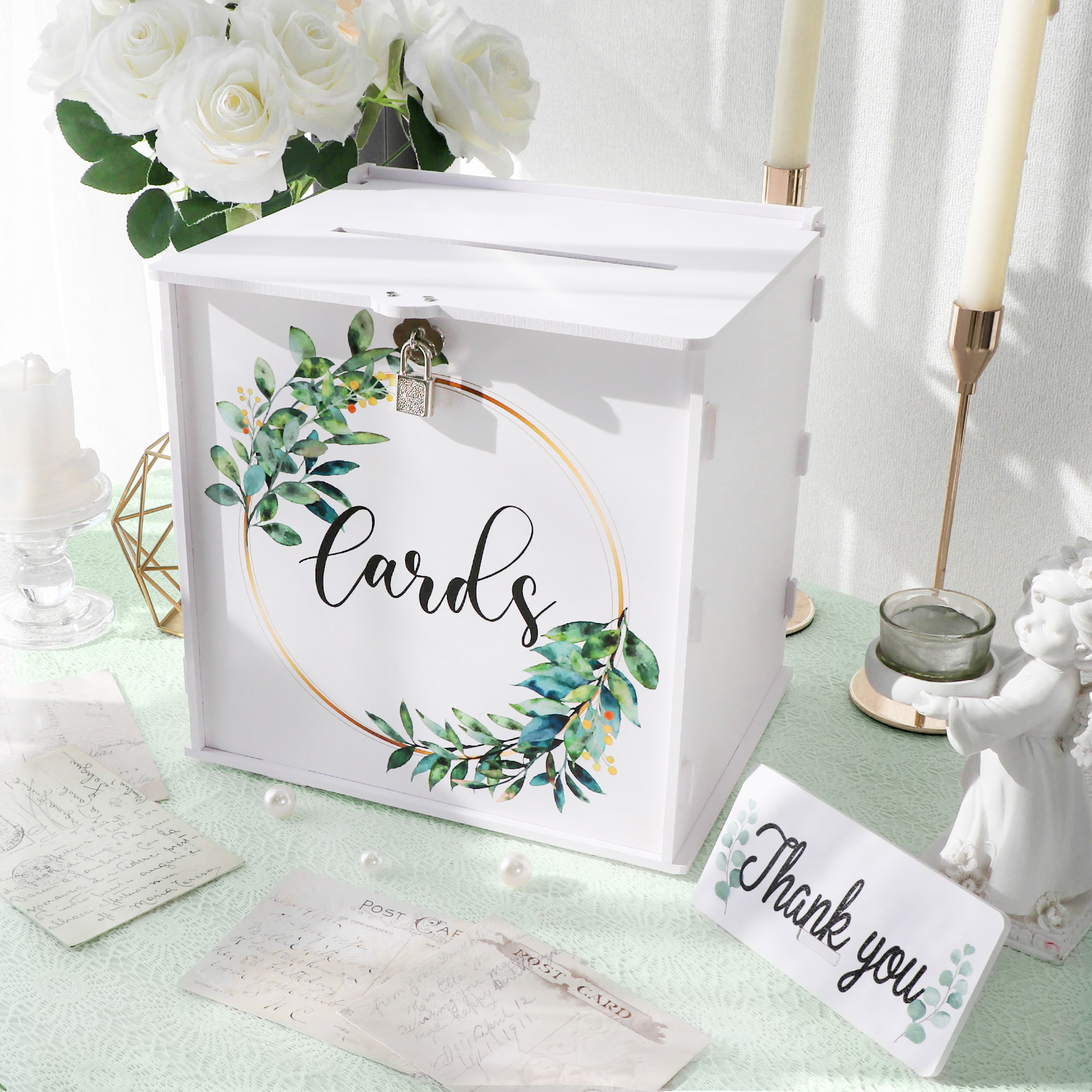 Wedding Card Box with Lock, PV - Card Index Box ulasan dan harga