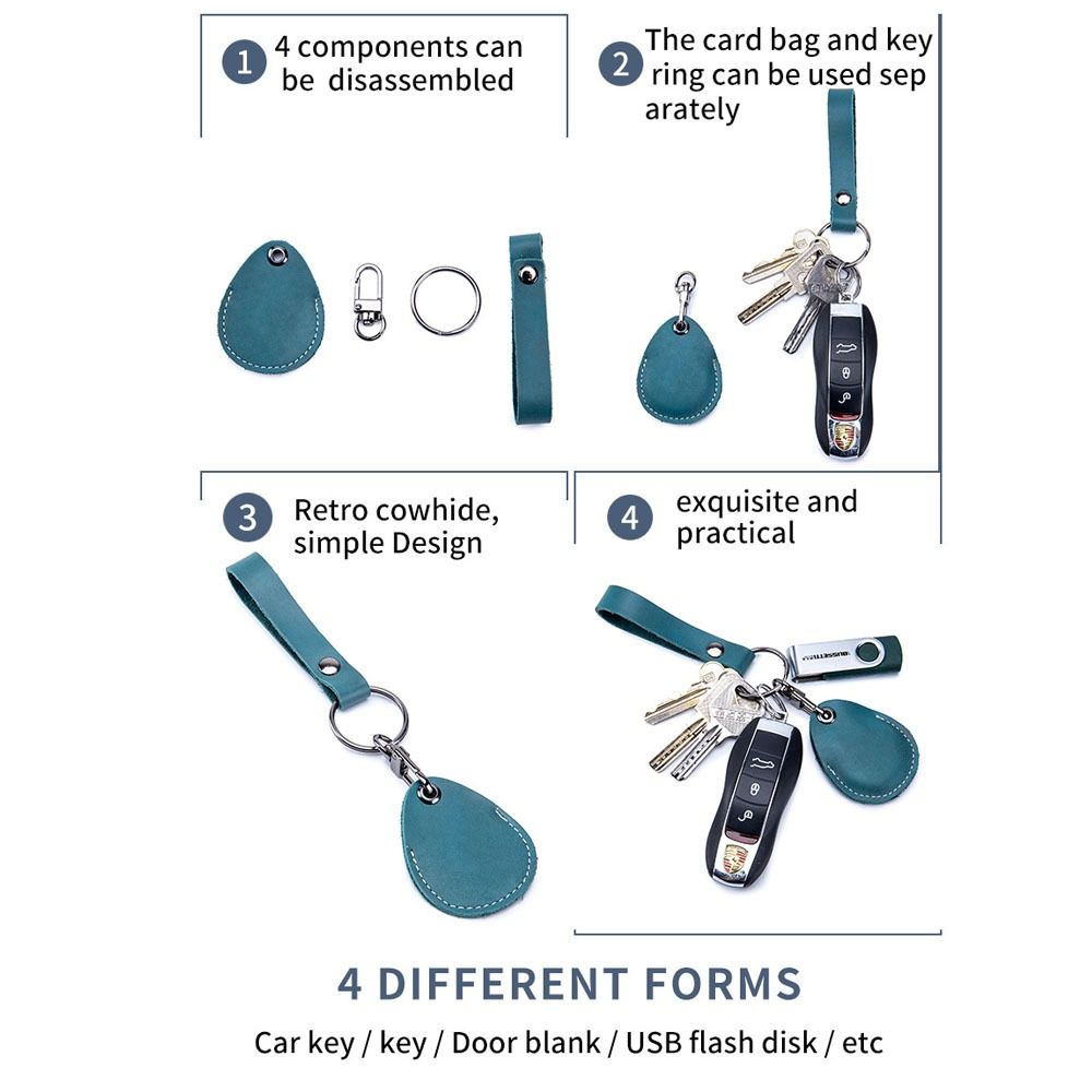 Leather Key Holder Cow Leather - Card Index Box ulasan dan harga