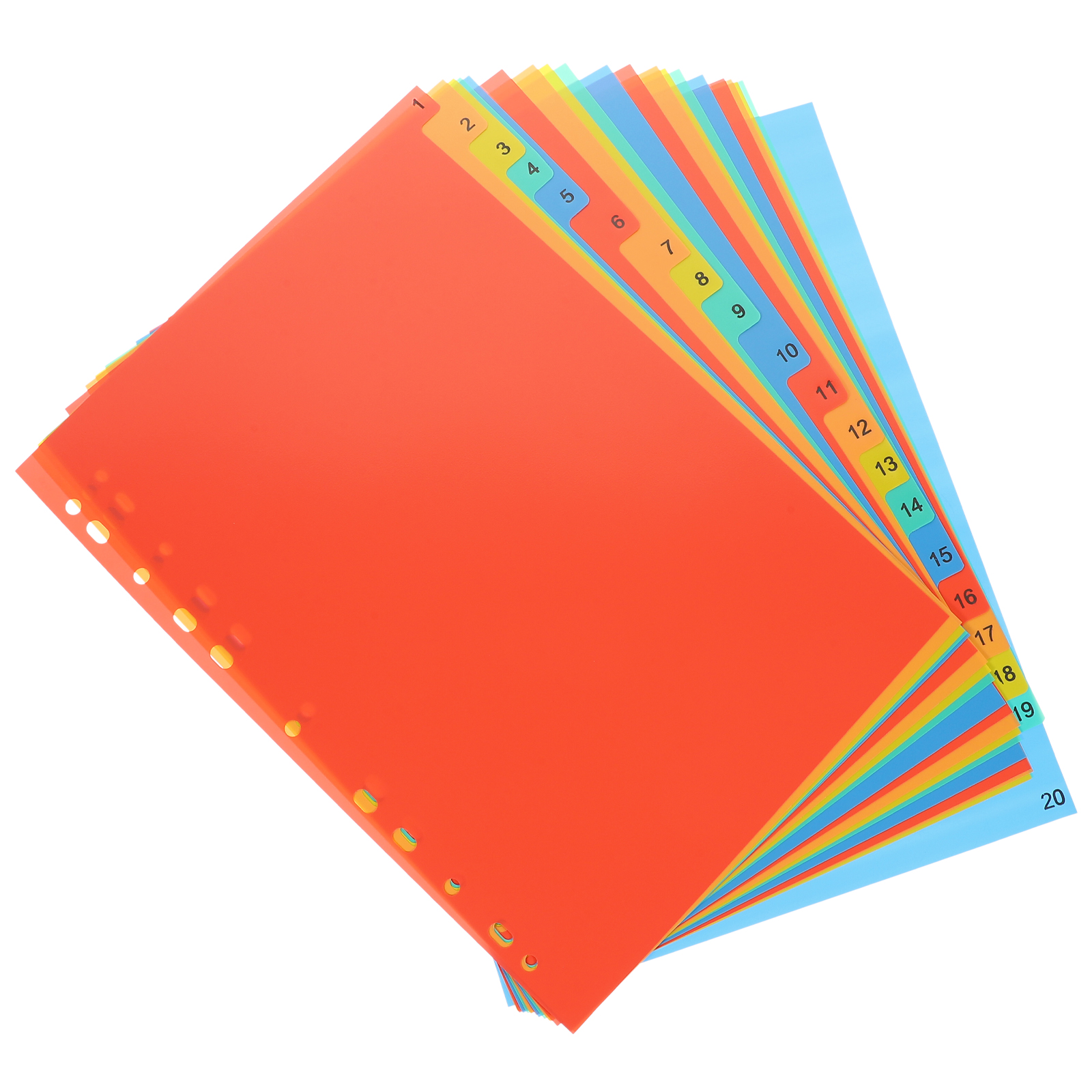 A4 Index Pages Plastic Binder  - Tab Divider A4 ulasan dan harga