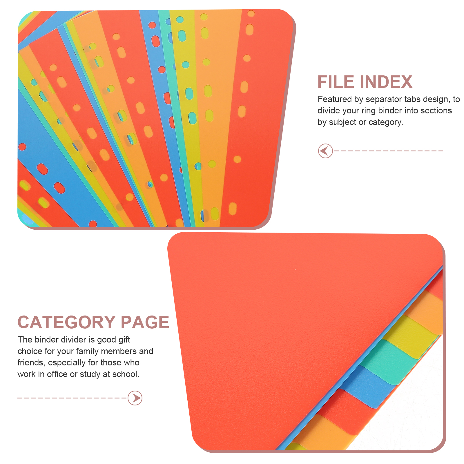 A4 Index Pages Plastic Binder  - Tab Divider A4 ulasan dan harga