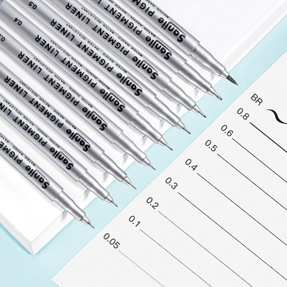 9-Piece Fine Line Waterproof I - Correction Pen Fine ulasan dan harga