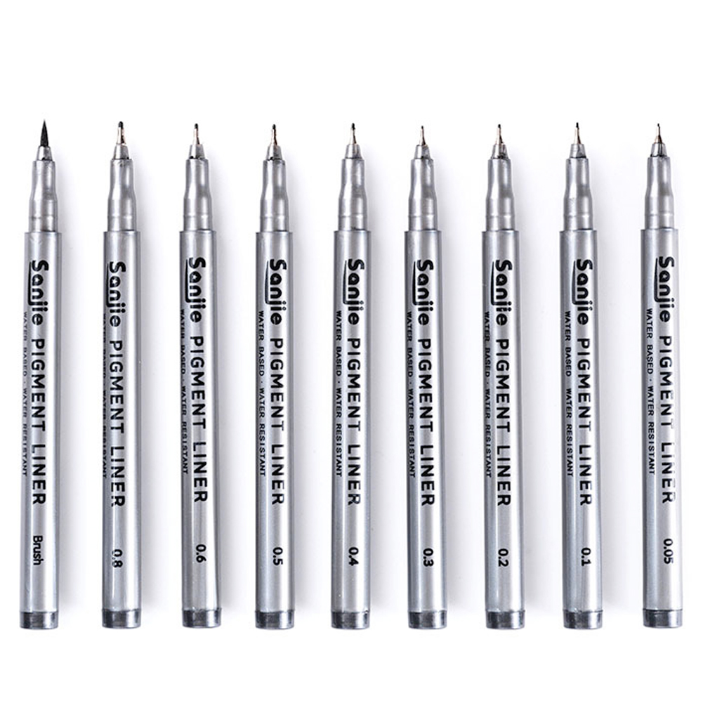 9-Piece Fine Line Waterproof I - Correction Pen Fine ulasan dan harga