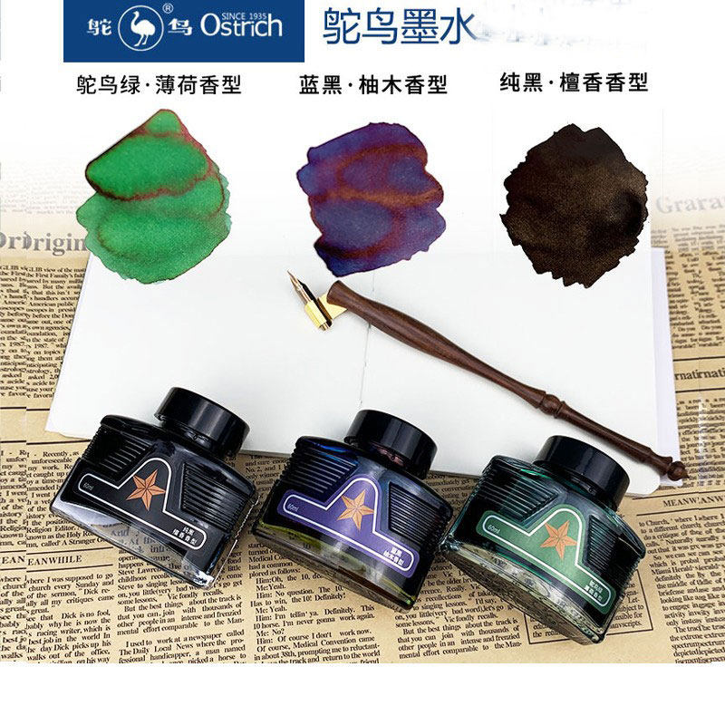 Ostrich Scented Fountain Pen I - Fountain Pen Bottled Ink ulasan dan harga