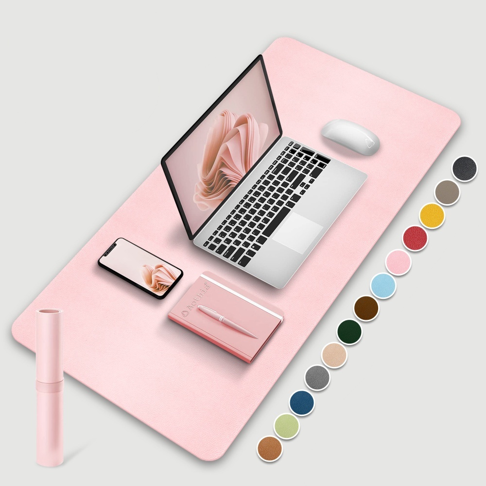 1 Pcs Large Size 60*30mm Offic - Leather Desk Pad ulasan dan harga