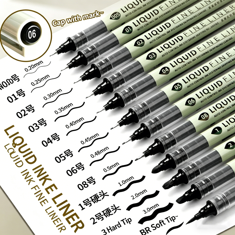 5/8/12 Tibs Black Pen Fine Lin - Correction Pen Fine ulasan dan harga