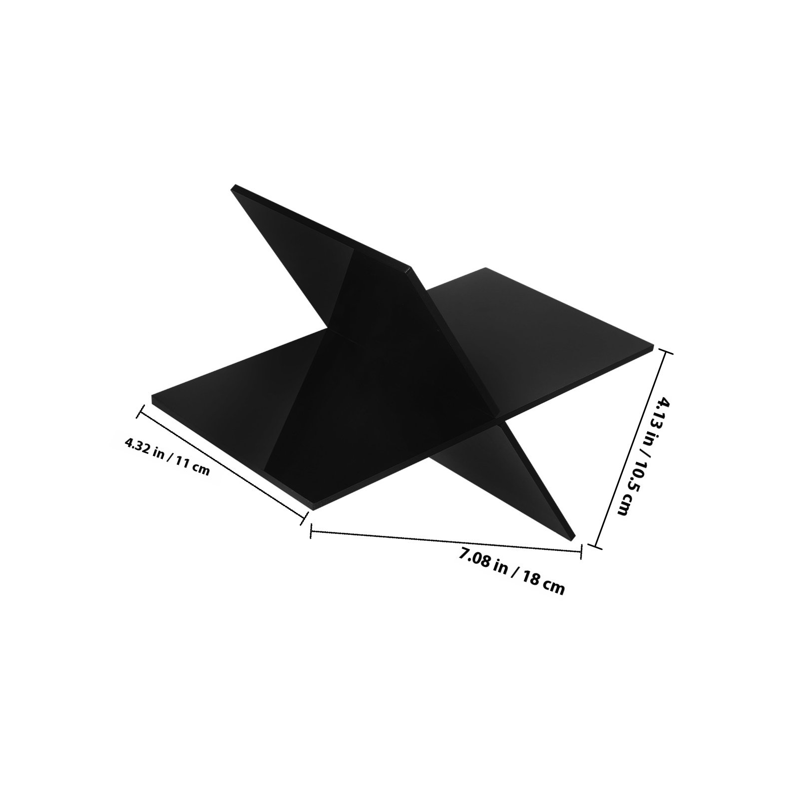 1Set Acrylic Book Holder Stand - Magazine Holder Rack ulasan dan harga