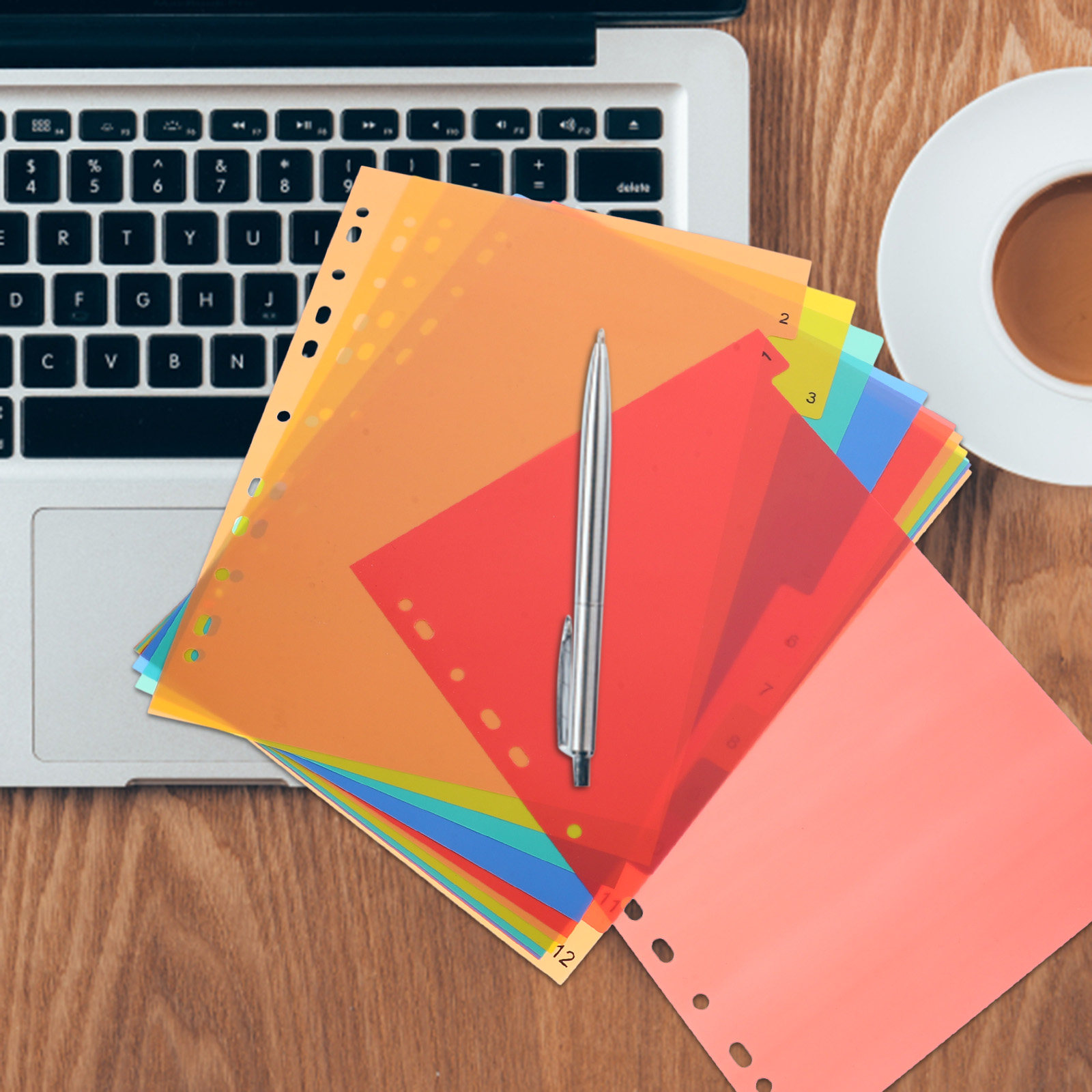 Binder Dividers A4 Colored Pla - Tab Divider A4 ulasan dan harga
