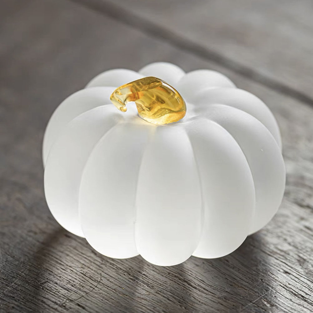 Pumpkin Shape Crystal Glass Pa - Paper Weight Crystal ulasan dan harga