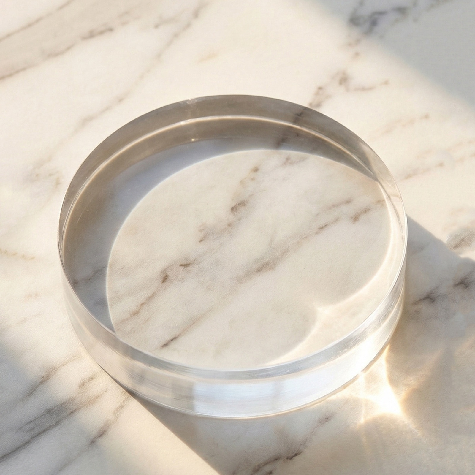 3.15 Inch Round Clear Crystal  - Book Weight Glass ulasan dan harga