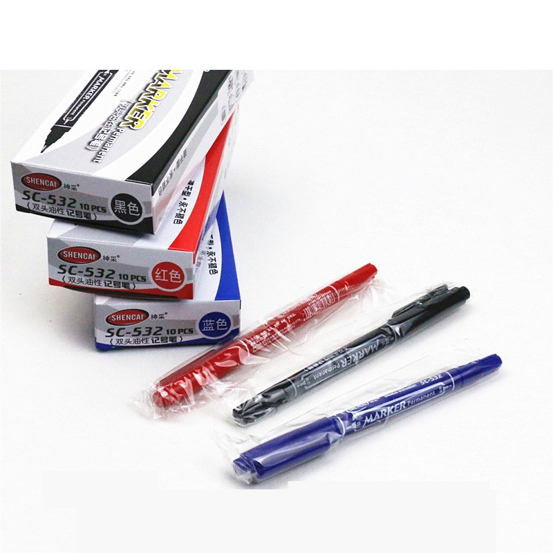 10pcs Dual side color marker p - Correction Pen Fine ulasan dan harga
