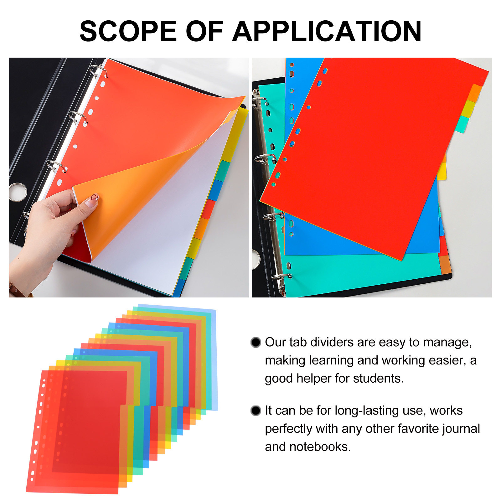 1Set Index Binder Dividers A4  - Tab Divider A4 ulasan dan harga