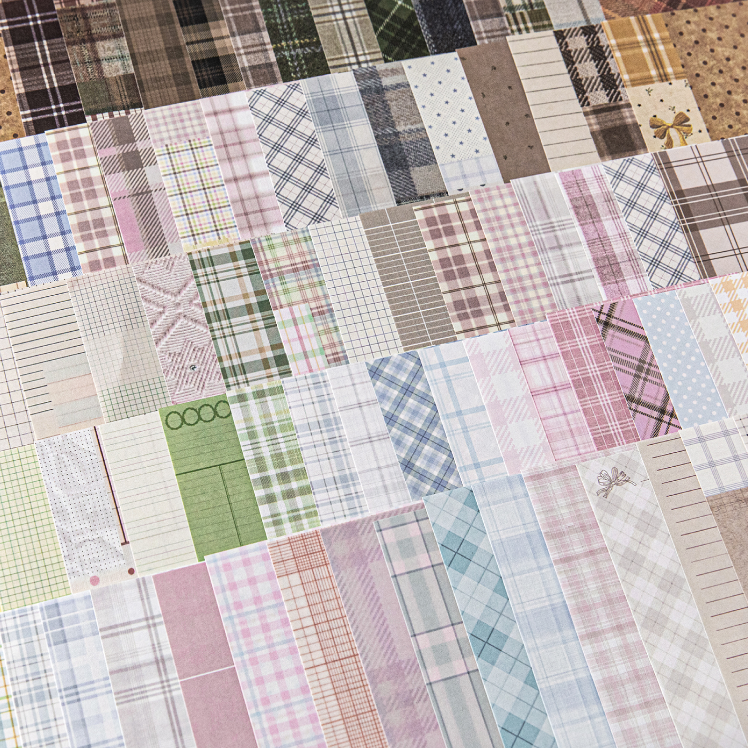 50pcs creative plaid Decor Scr - Ink Blotter Paper ulasan dan harga