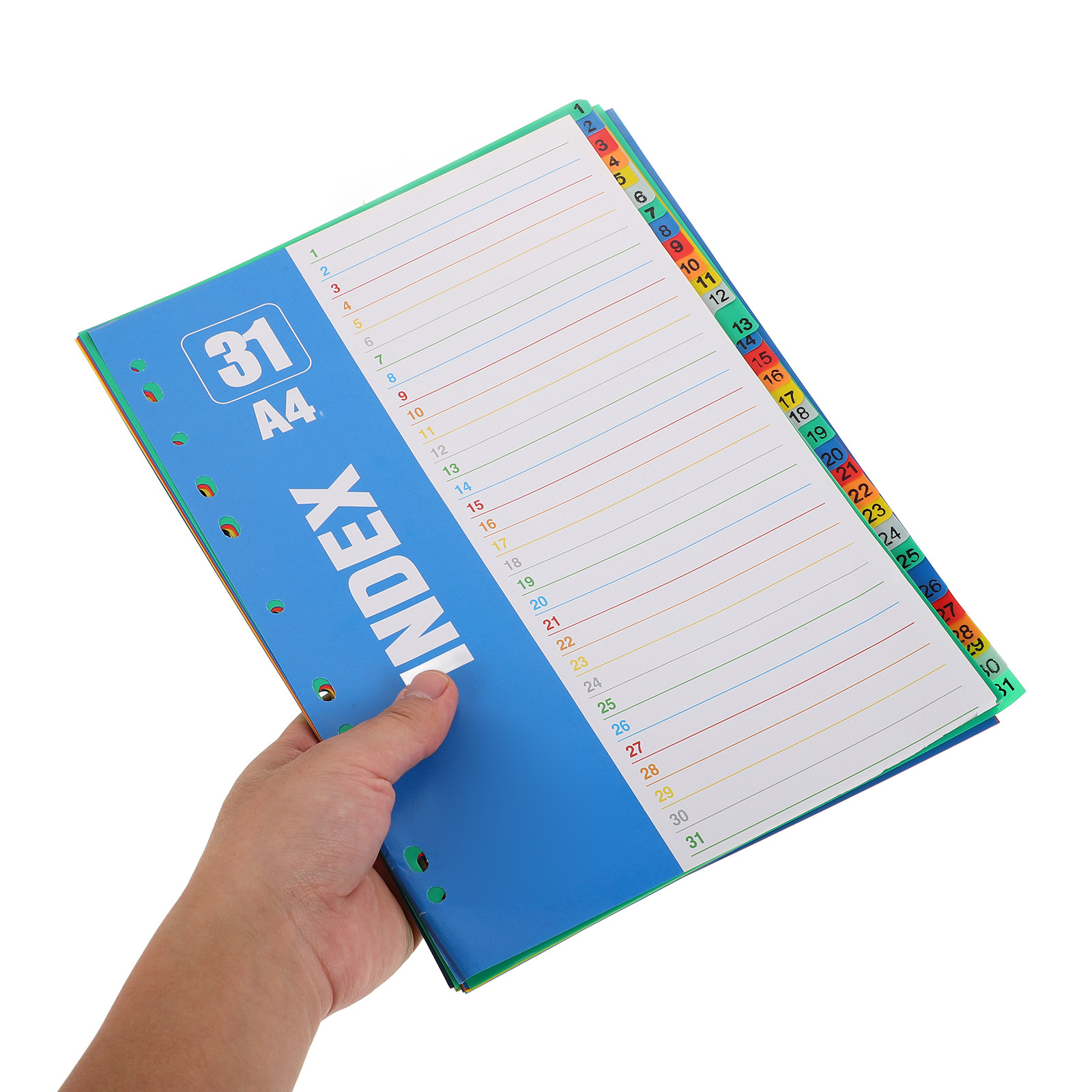 1Set A4 11-Hole PP Index Divid - Tab Divider A4 ulasan dan harga