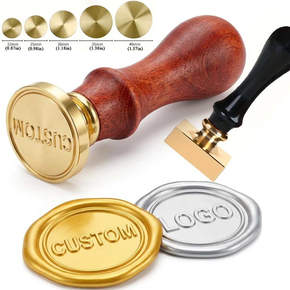 Customized Logo Wax Seal Stamp - Wax Seal Stamp Set ulasan dan harga