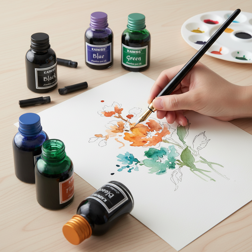 Colorful Ink 30ml Fountain Pen - Fountain Pen Bottled Ink ulasan dan harga