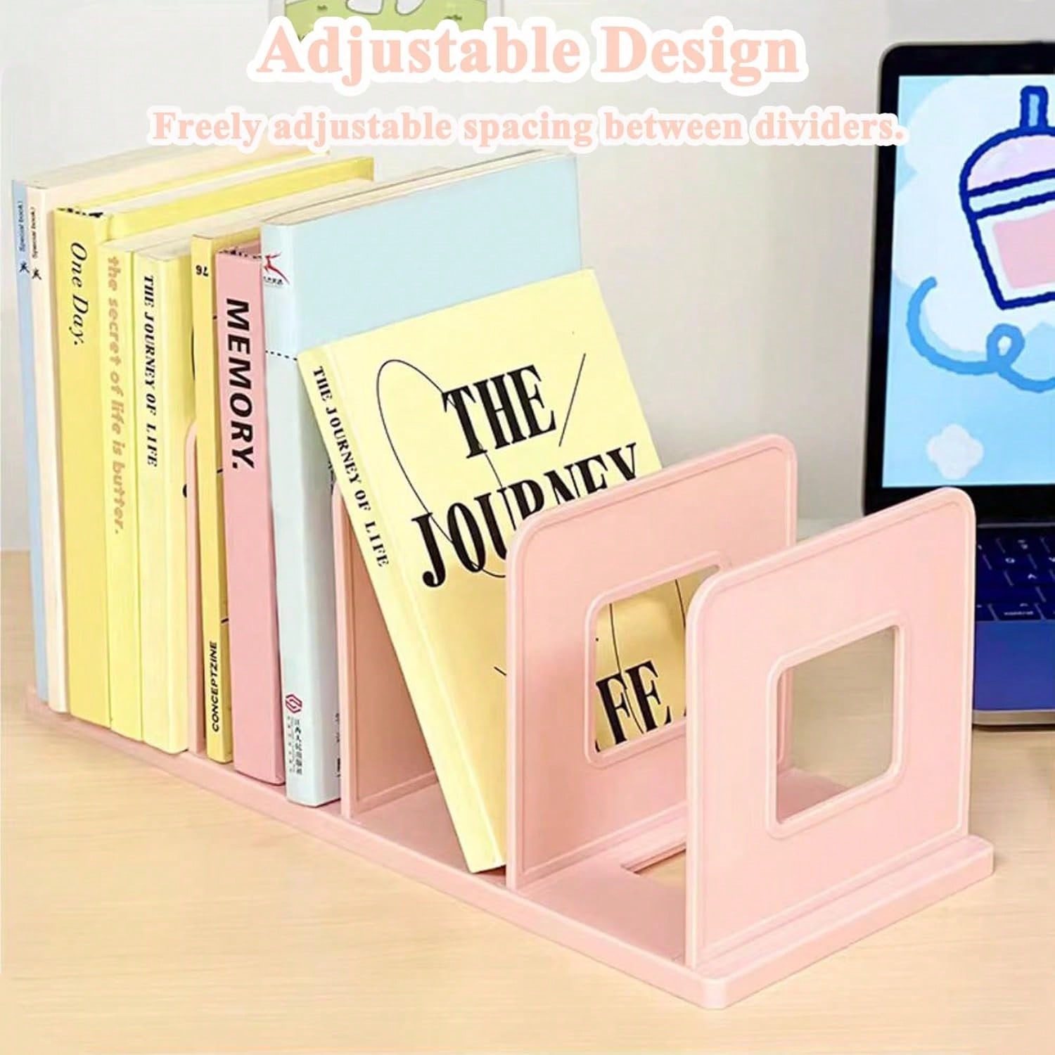 Desk File Sorter Vertical Desk - Magazine Holder Rack ulasan dan harga