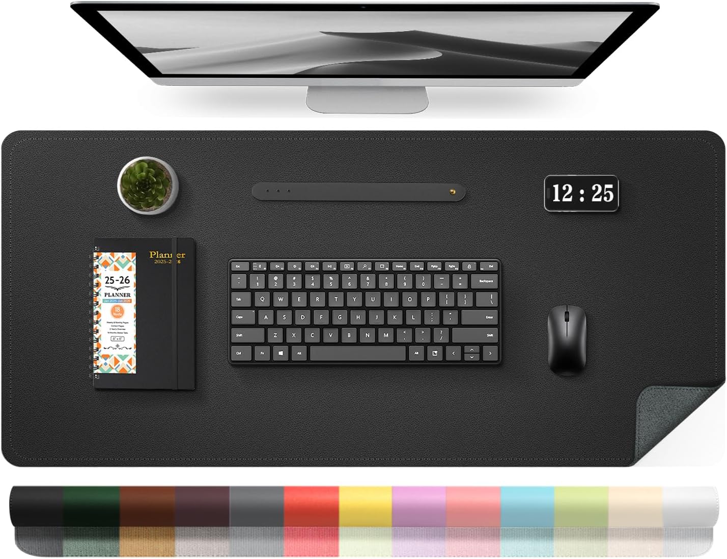 Large Leather Desk Pad Protect - Leather Desk Pad ulasan dan harga