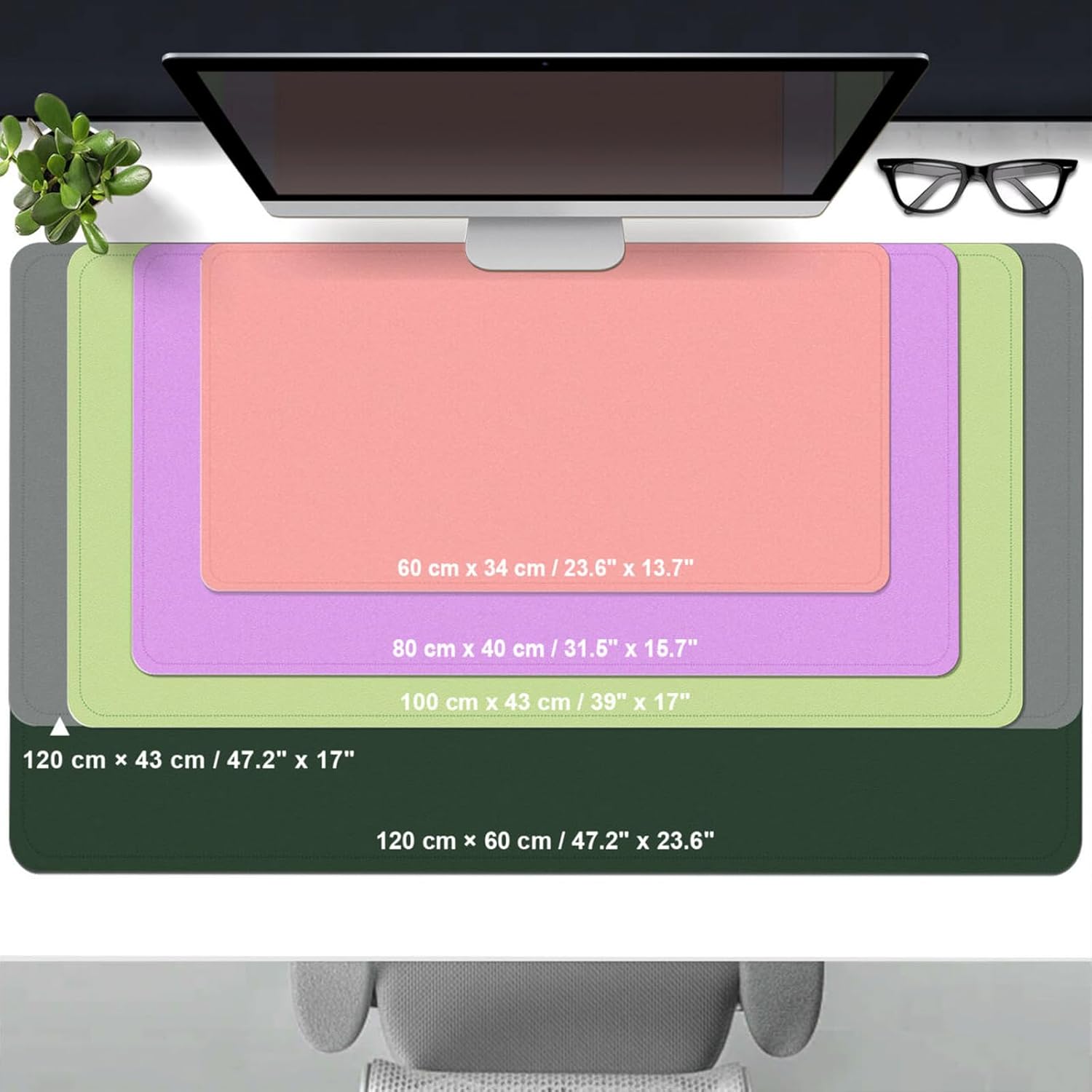 Large Leather Desk Pad Protect - Leather Desk Pad ulasan dan harga