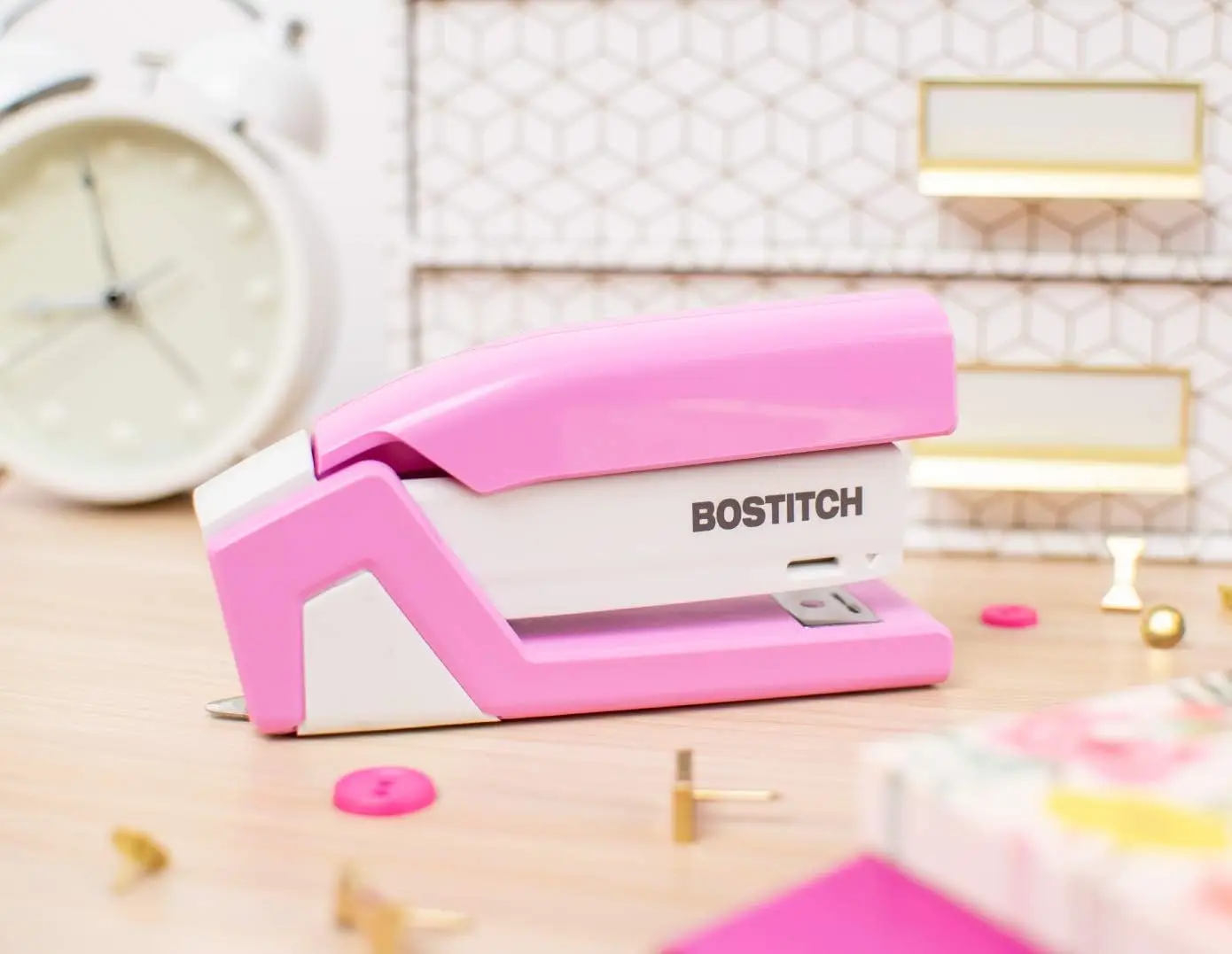 Spring-Powered Stapler, 3-in-1 - Stapler Half Strip ulasan dan harga