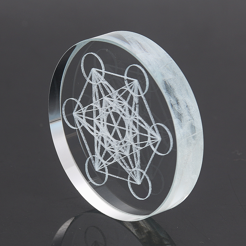 Metatron Cube Crystal Display  - Paper Weight Crystal ulasan dan harga