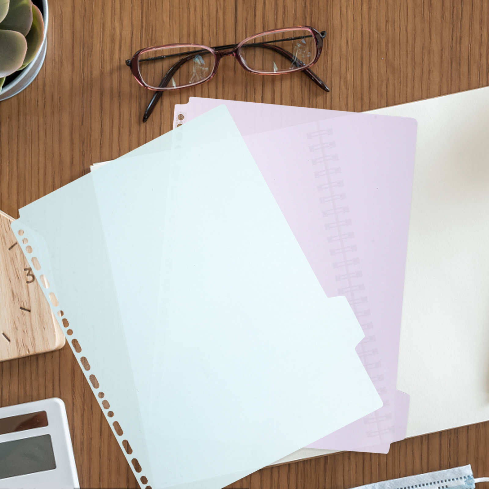 6Pcs Tabbed Binder Dividers A4 - Tab Divider A4 ulasan dan harga