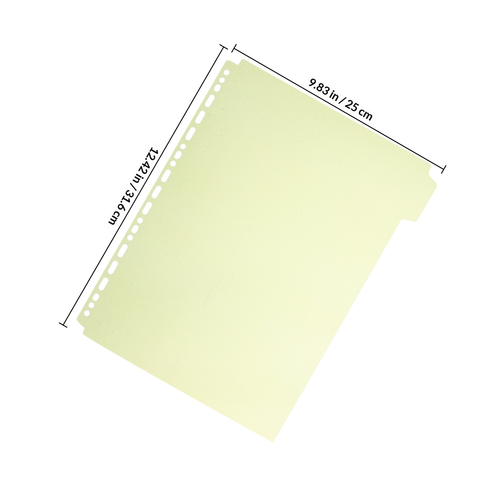 6Pcs Tabbed Binder Dividers A4 - Tab Divider A4 ulasan dan harga