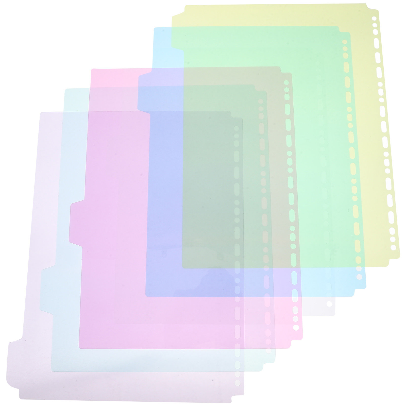 6Pcs Tabbed Binder Divider She - Tab Divider A4 ulasan dan harga