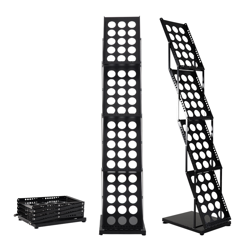 Folding Metal Brochure Magazin - Magazine Holder Rack ulasan dan harga