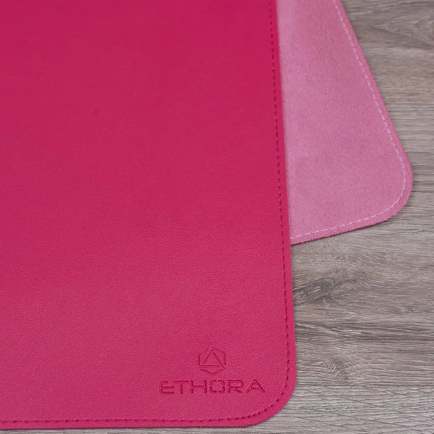 Desk Mat with Non-Slip Suede B - Leather Desk Pad ulasan dan harga