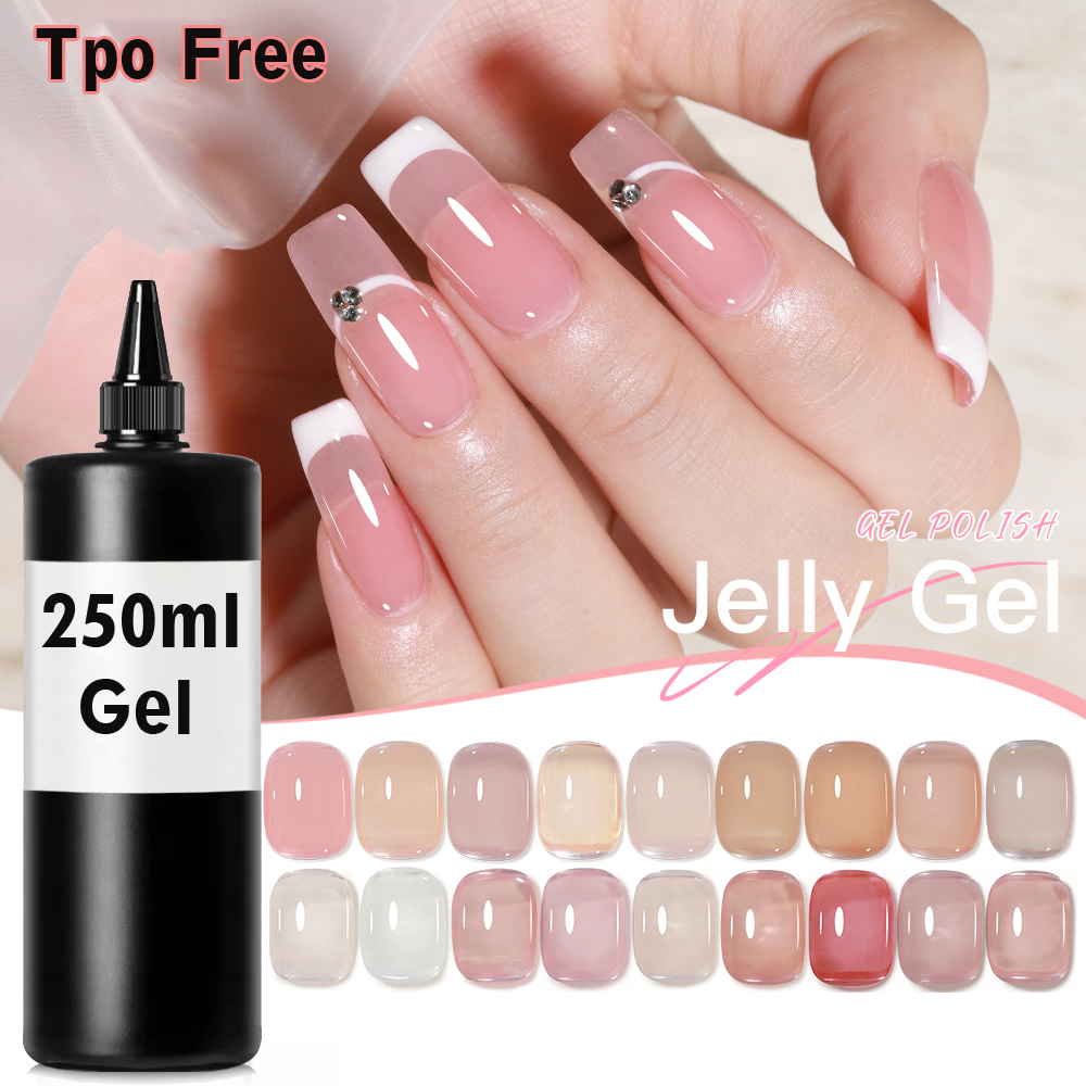250ml Milky White Jelly Pink G - Gel Refill Pack ulasan dan harga