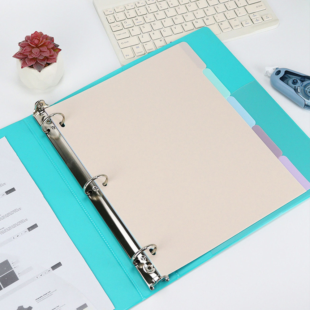 1Set A4 Plastic Binder Divider - Tab Divider A4 ulasan dan harga