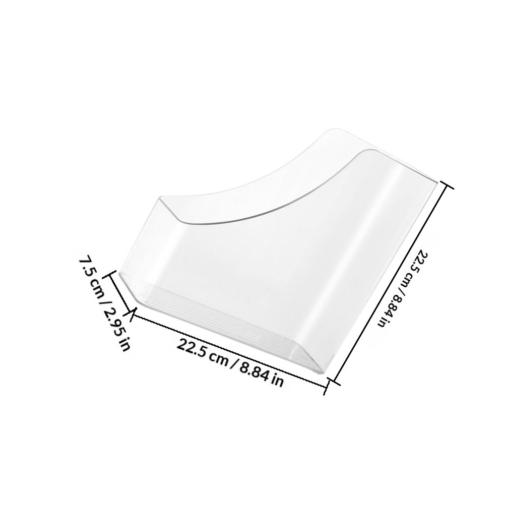 2Pcs Transparent File Organize - Magazine Holder Rack ulasan dan harga