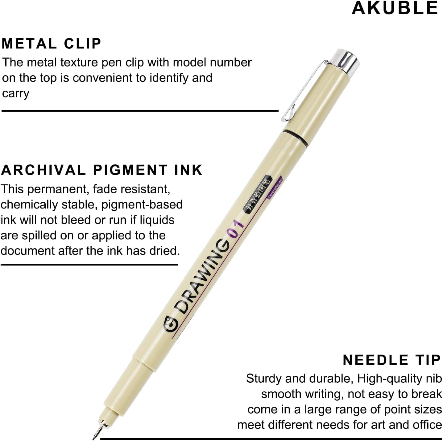 12 Black Micro Fineliner Drawi - Archive Box Set ulasan dan harga