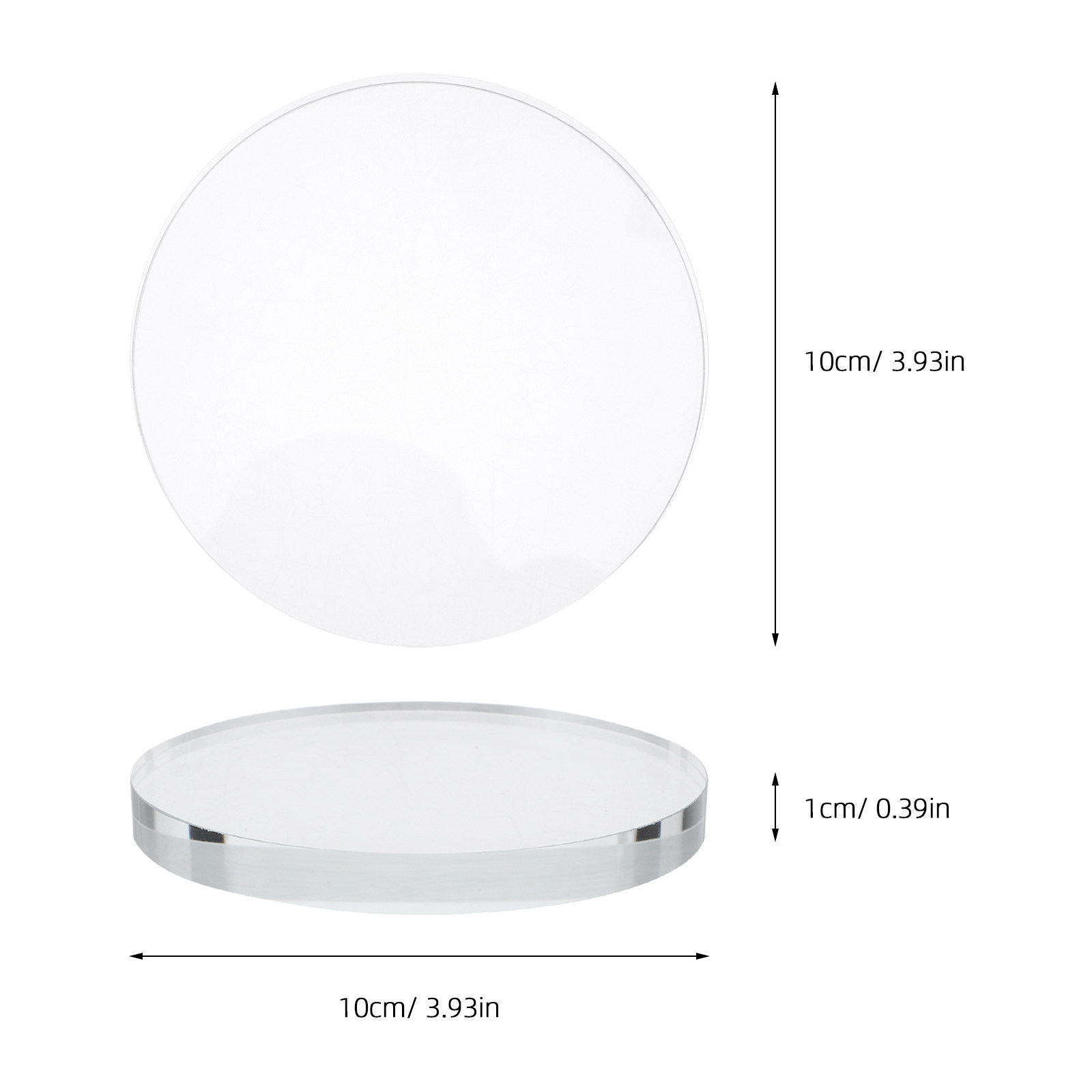 Heavy Round Transparent Crysta - Book Weight Glass ulasan dan harga