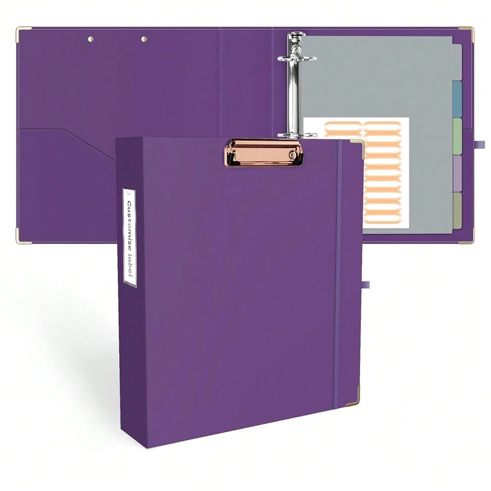 Mini 3 Ring Binder 2 Inch For  - Tab Divider A4 ulasan dan harga
