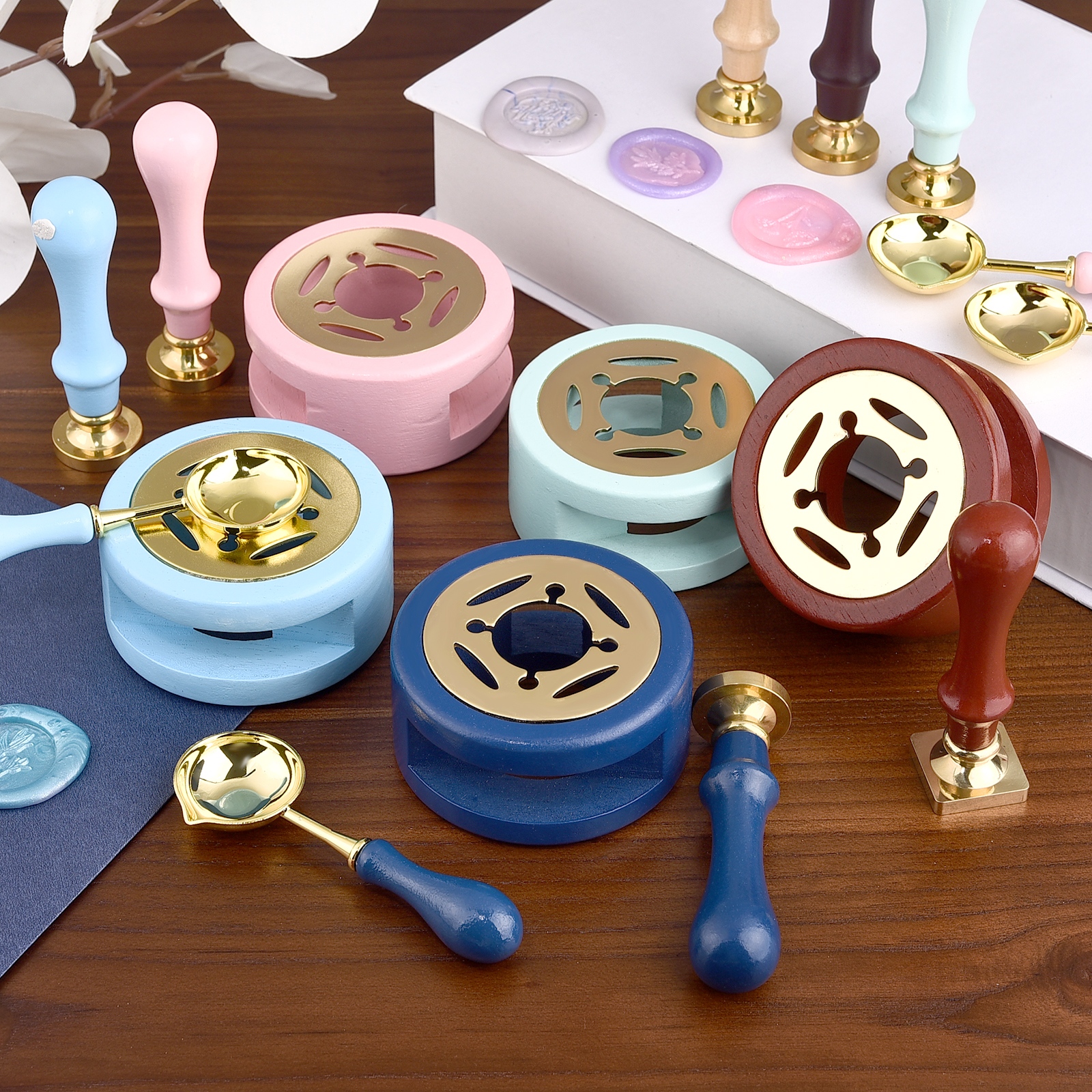 2/3Pcs Set Retro Sealing Wax F - Wax Seal Stamp Set ulasan dan harga