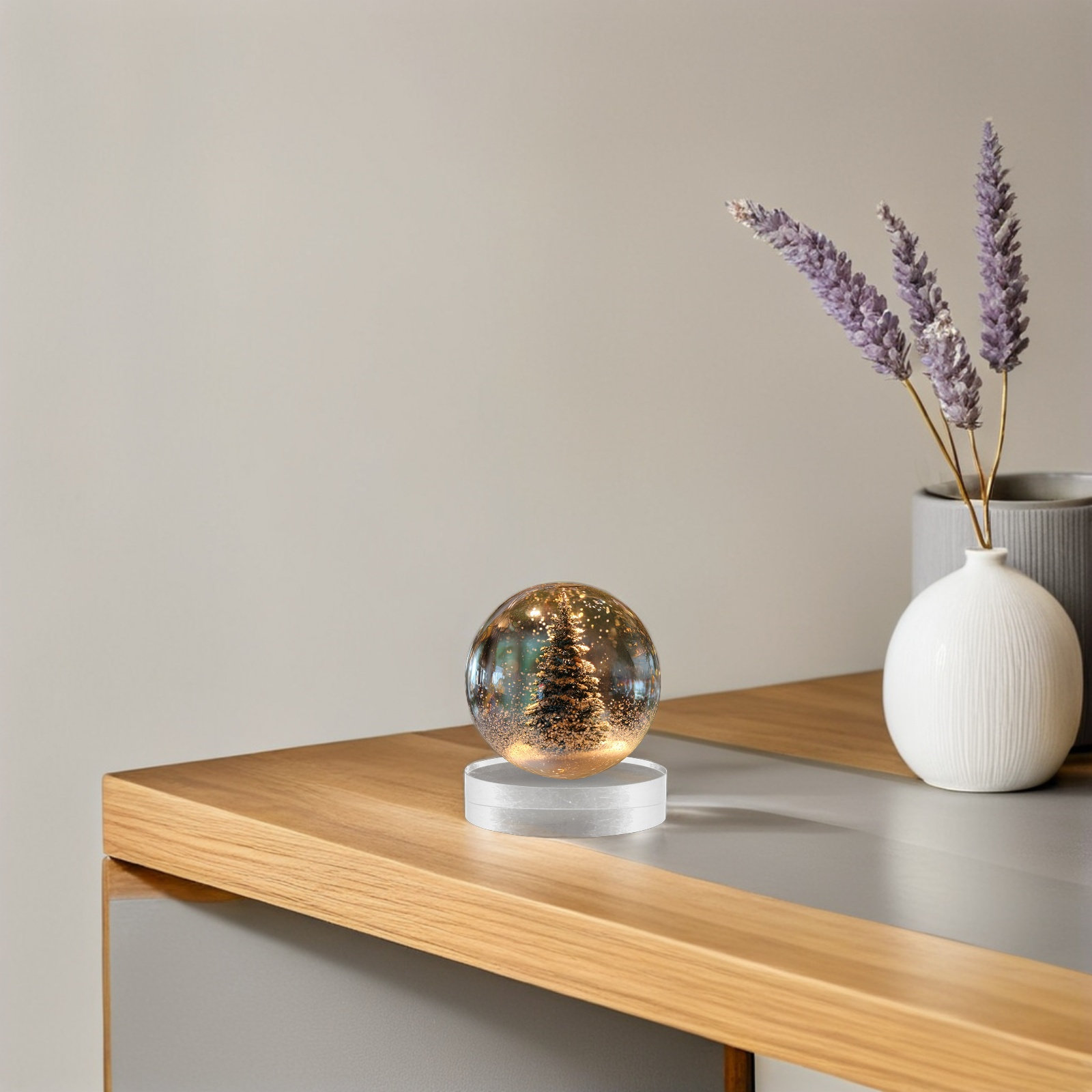 2Pcs Round Crystal Paperweight - Book Weight Glass ulasan dan harga