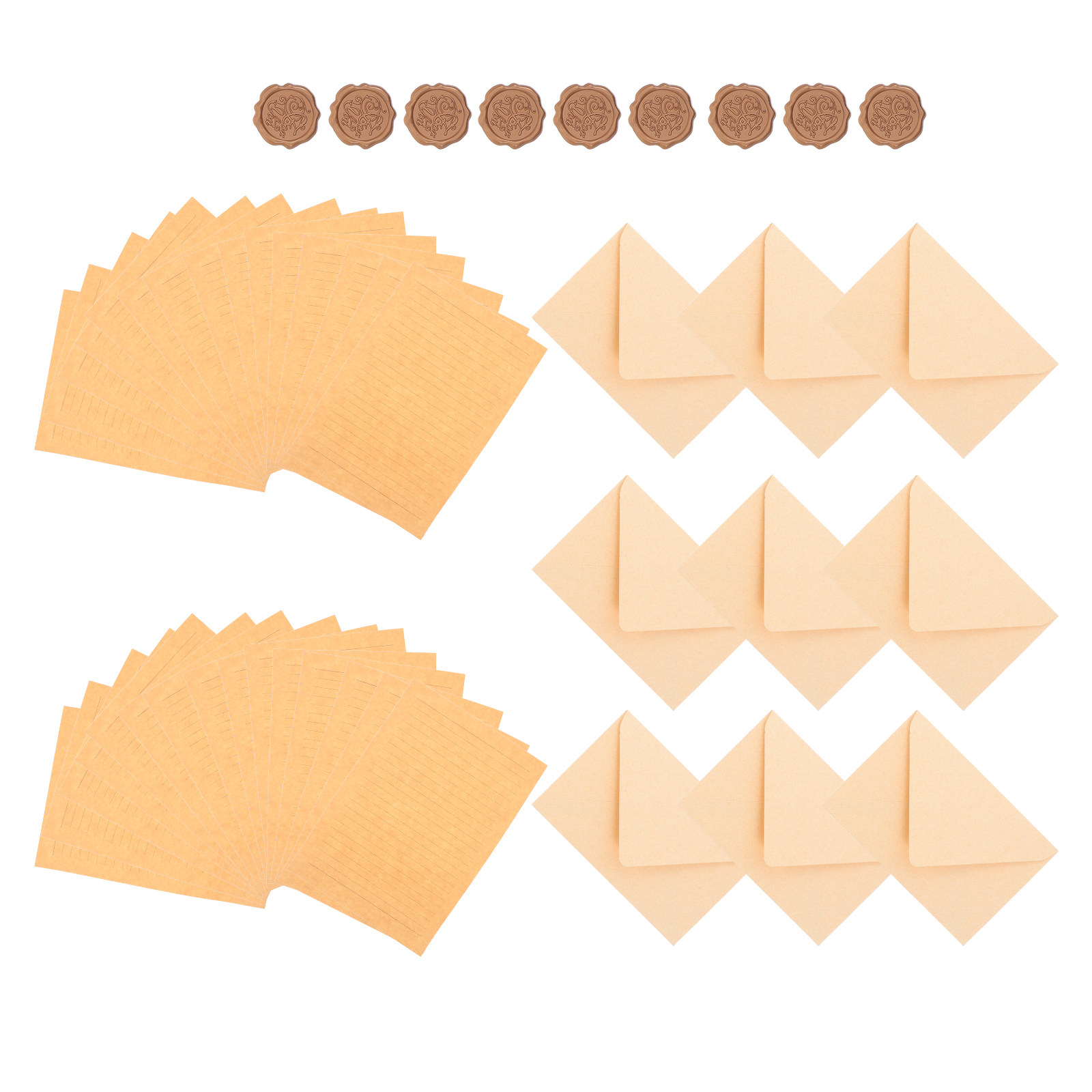 1Set Elegant Vintage Stationer - Wax Seal Stamp Set ulasan dan harga