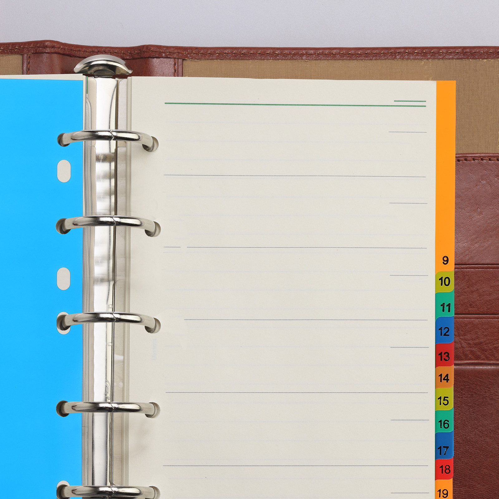 20 Pages A4 Colorful Plastic B - Tab Divider A4 ulasan dan harga