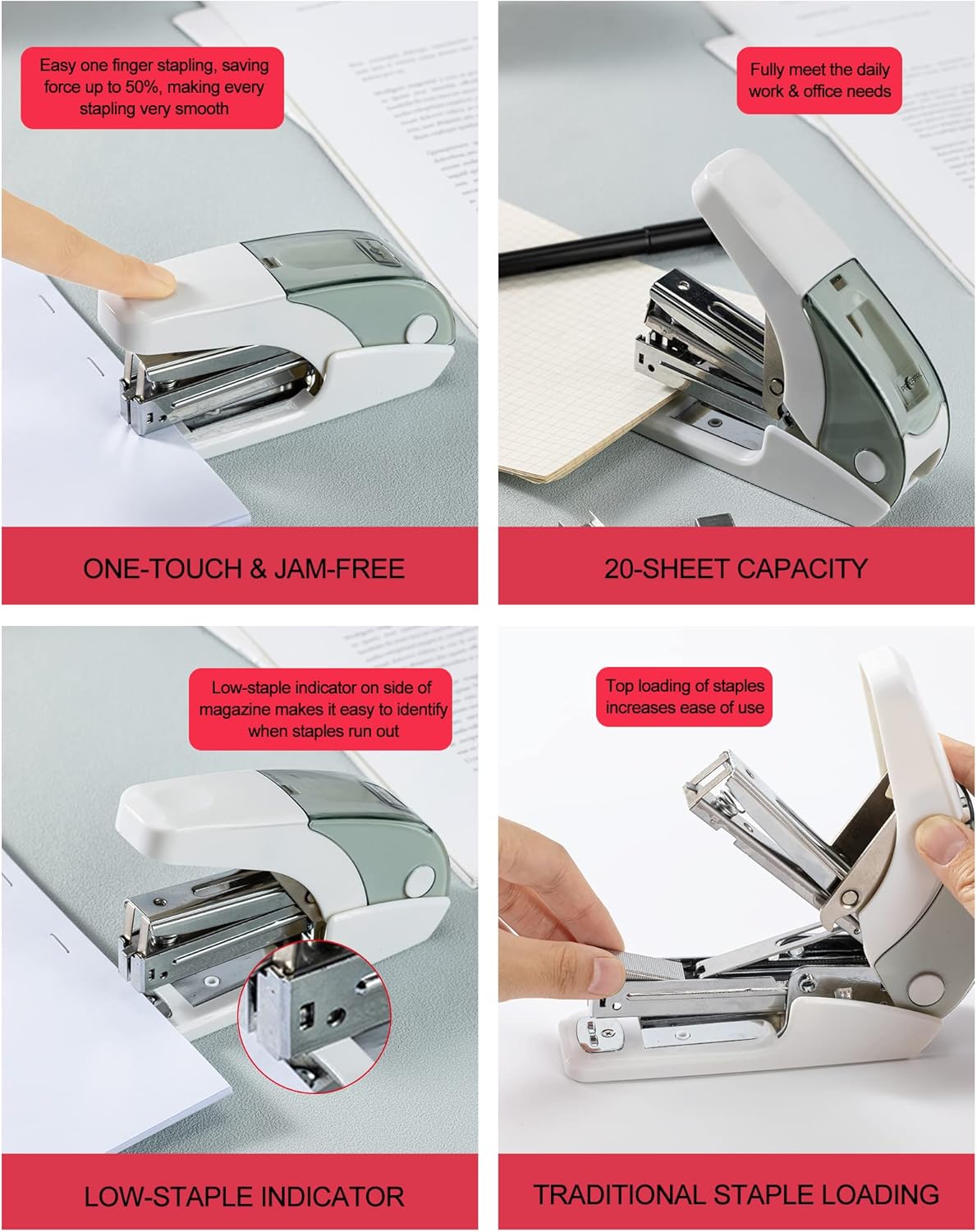 Effortless Standard Stapler Se - Stapler Half Strip ulasan dan harga