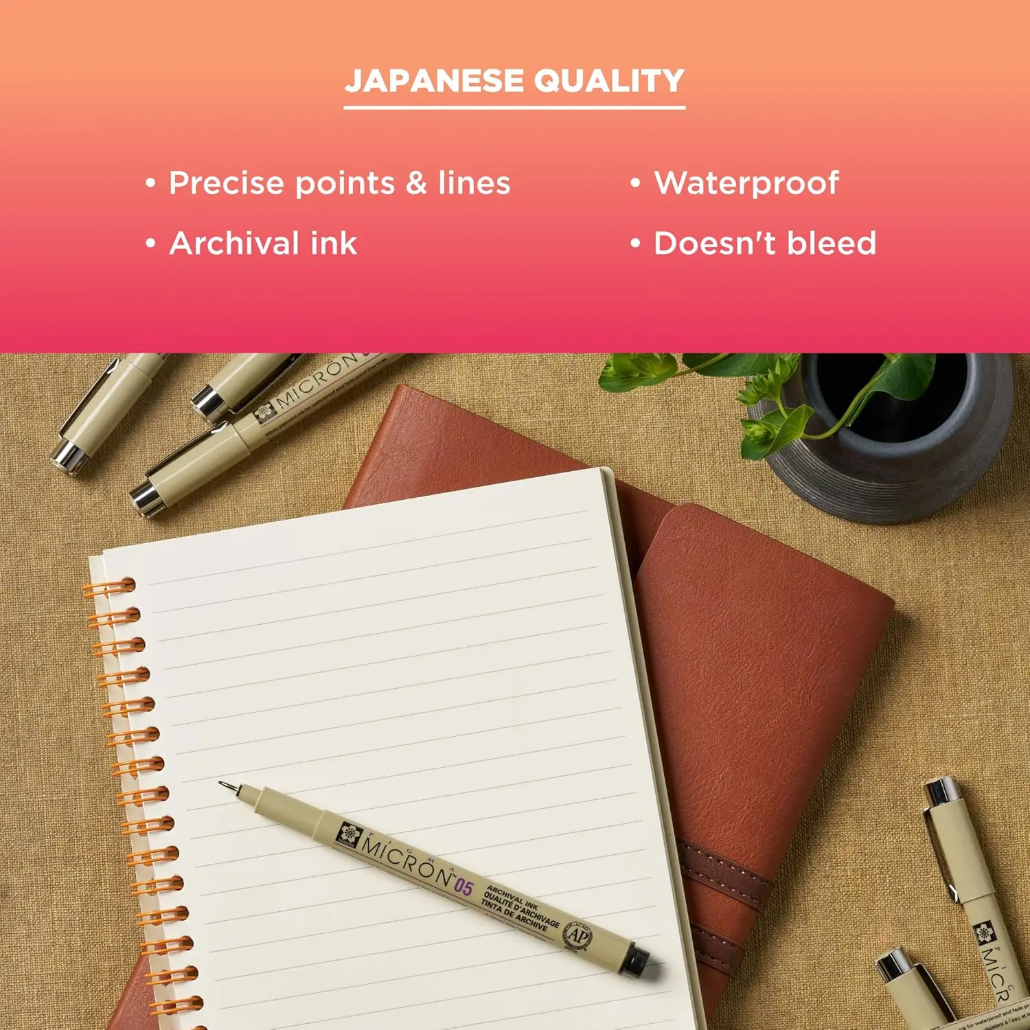 Fineliner Drawing Pens Set, 8  - Archive Box Set ulasan dan harga