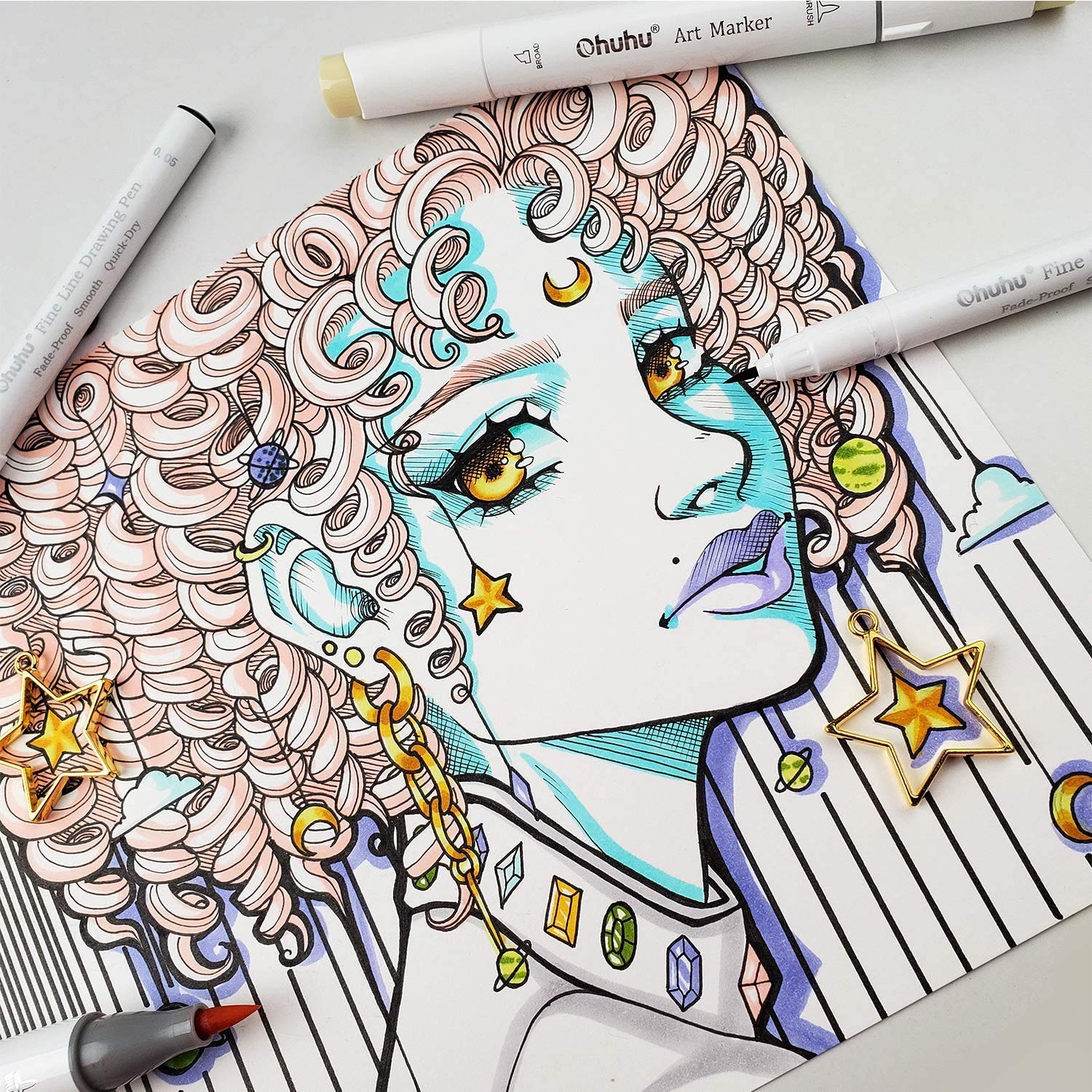 Ohuhu Micro Pen Fineliner Draw - Correction Pen Fine ulasan dan harga