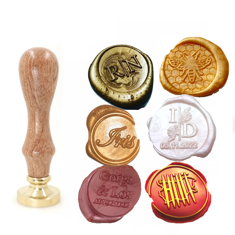 Custom brass wax seal Stamp wi - Wax Seal Stamp Set ulasan dan harga