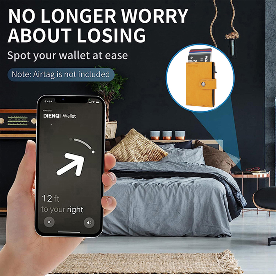 Airtag Wallet Rfid Credit Card - Index Card Holder ulasan dan harga