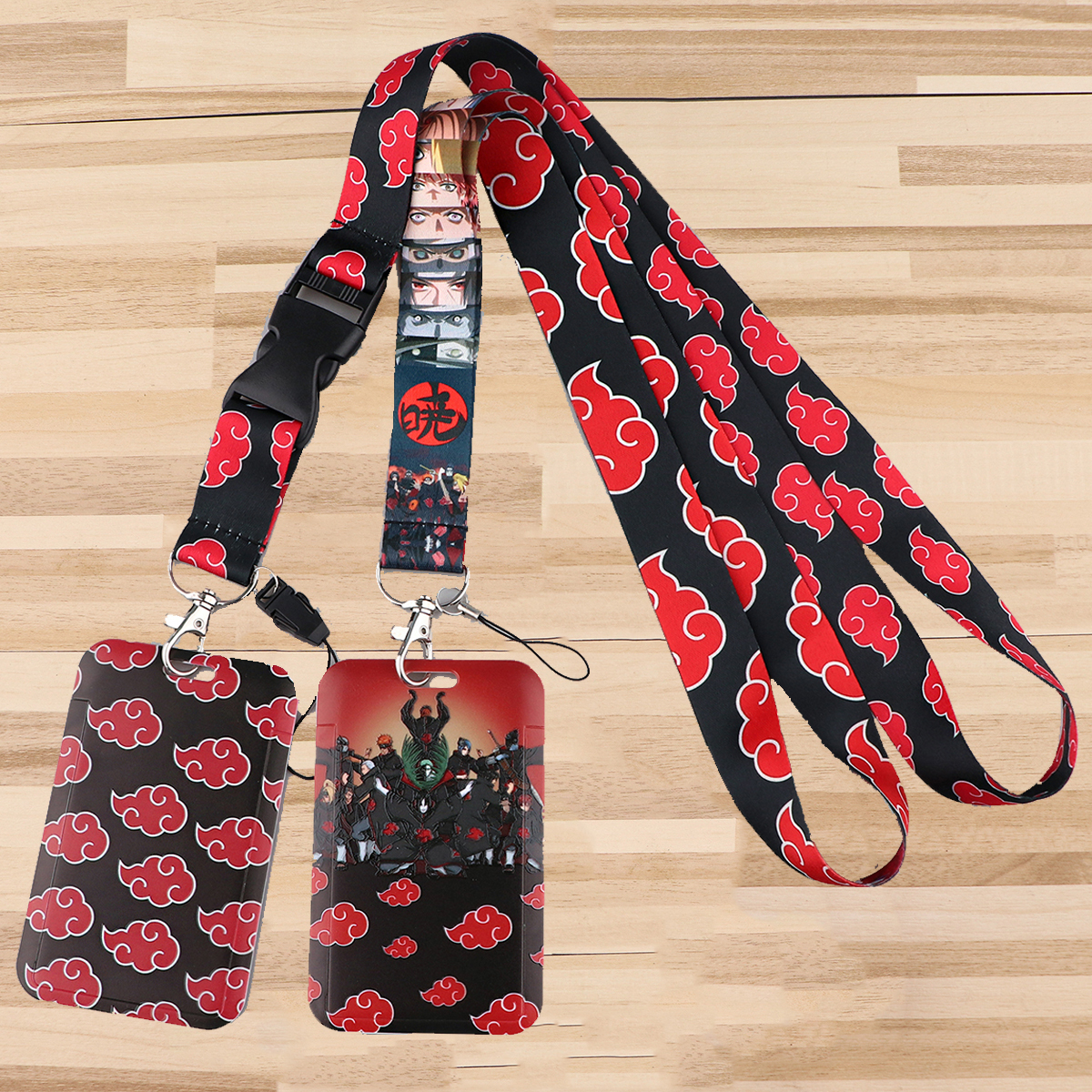 Japanese Anime Red Clouds Busi - Index Card Holder ulasan dan harga