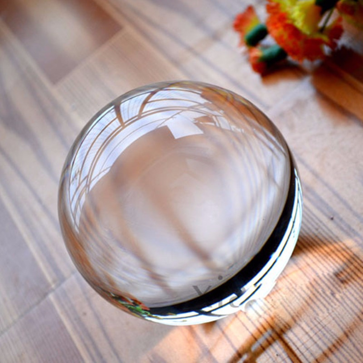 100mm Colors Crystal Ball Phot - Book Weight Glass ulasan dan harga